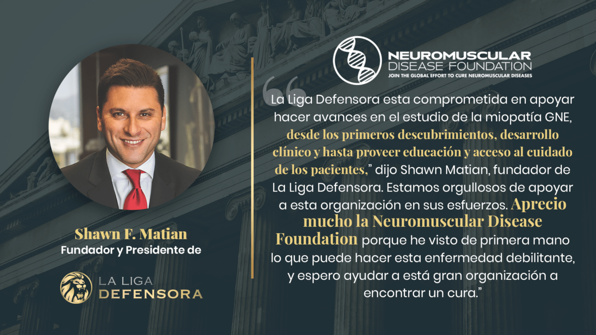 The United Firm | Firma Defensora PC hace una donación a la Neuromuscular Disease Foundation